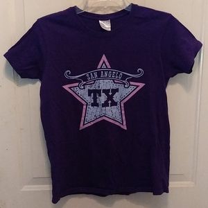 !!!SAN ANGELO TX PURPLE T-SHIRT!!!
